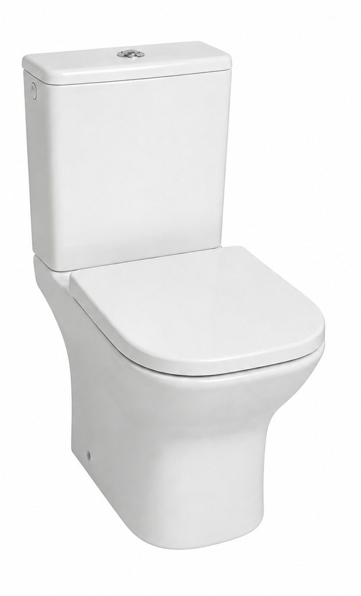 One-Piece Close-Coupled Toilet - White