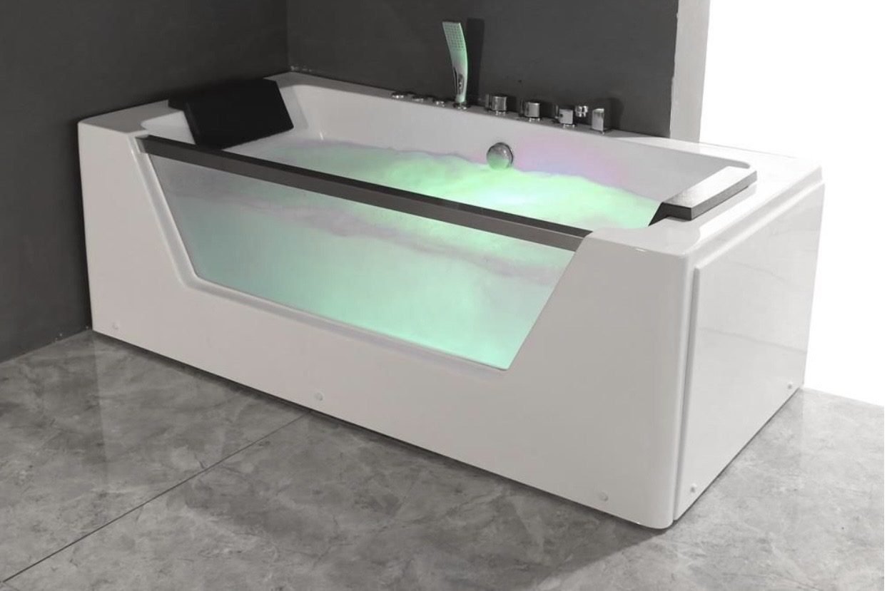 Asah's PrimeNest Luxury LED Jacuzzi Whirlpool Massage Bathtub
