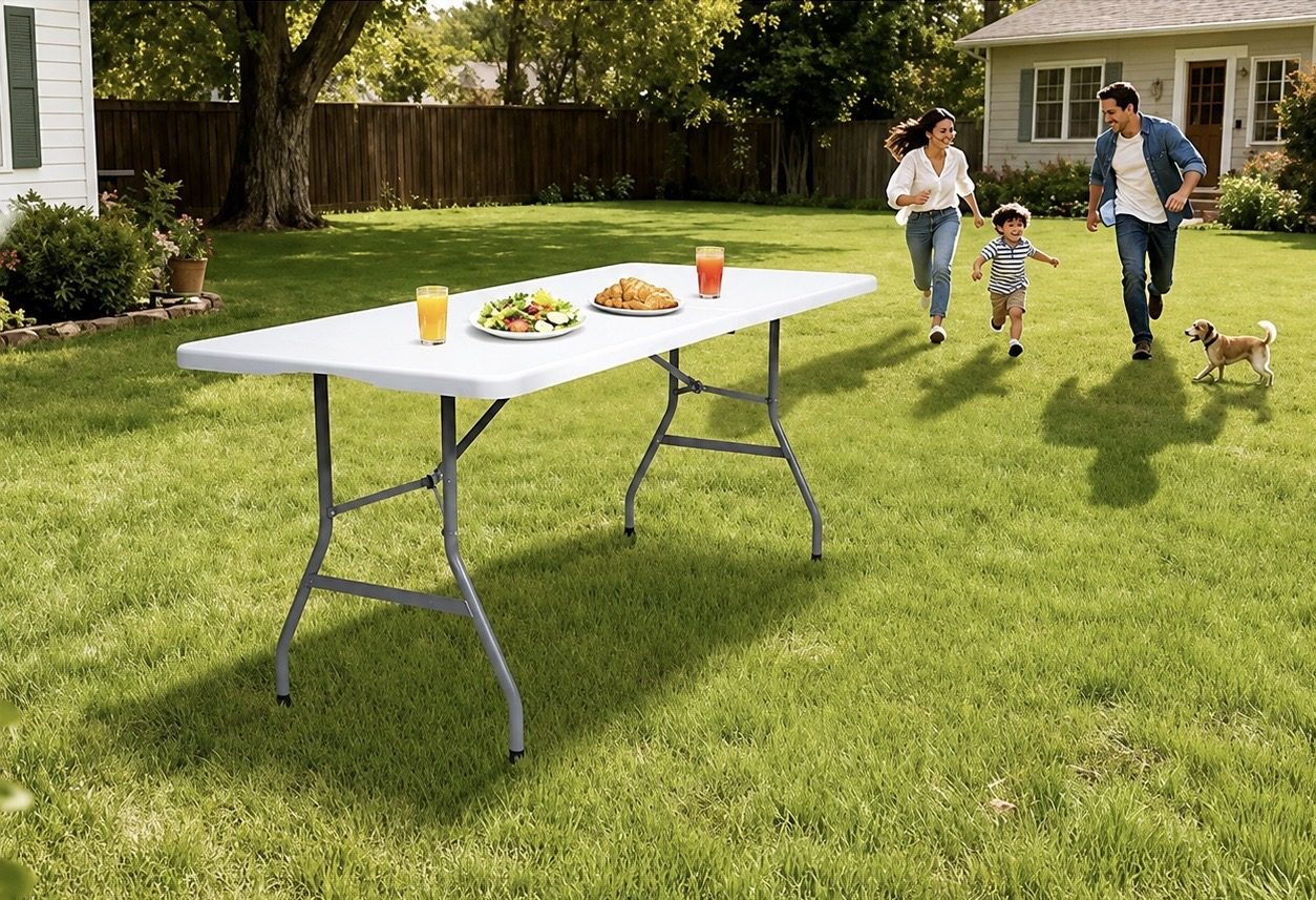 Asah's PrimeNest 6-Foot Portable Folding Banquet Table